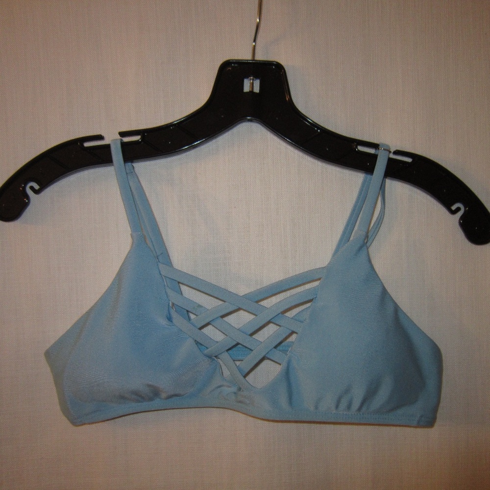 Blue Zaful Bikini Top